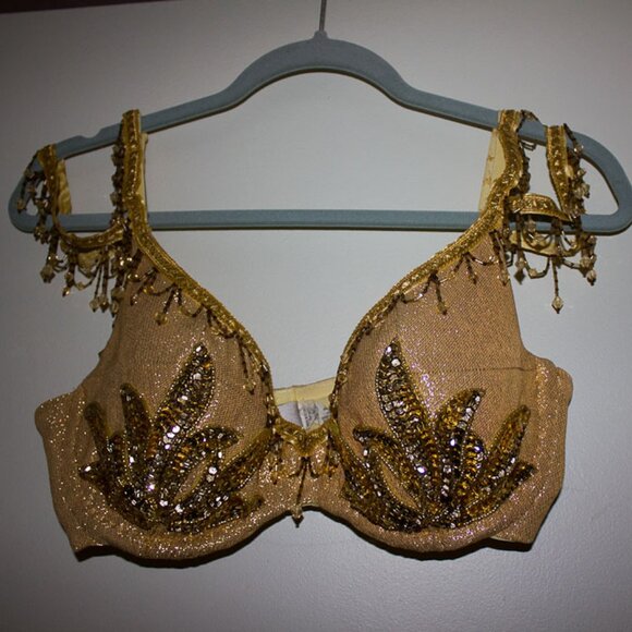 hand made belly dancing bra - Picture 4 of 10